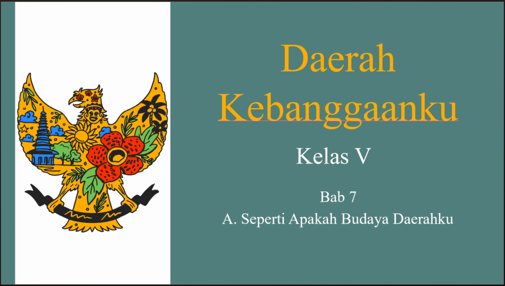 IPAS Kelas 5 : Daerahku Kebanggaanku